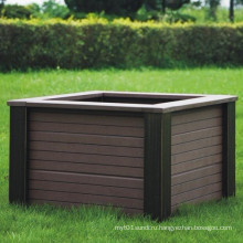 High Quanlity Wood Plastic Composite / WPC Flower Box610 * 610 * 407